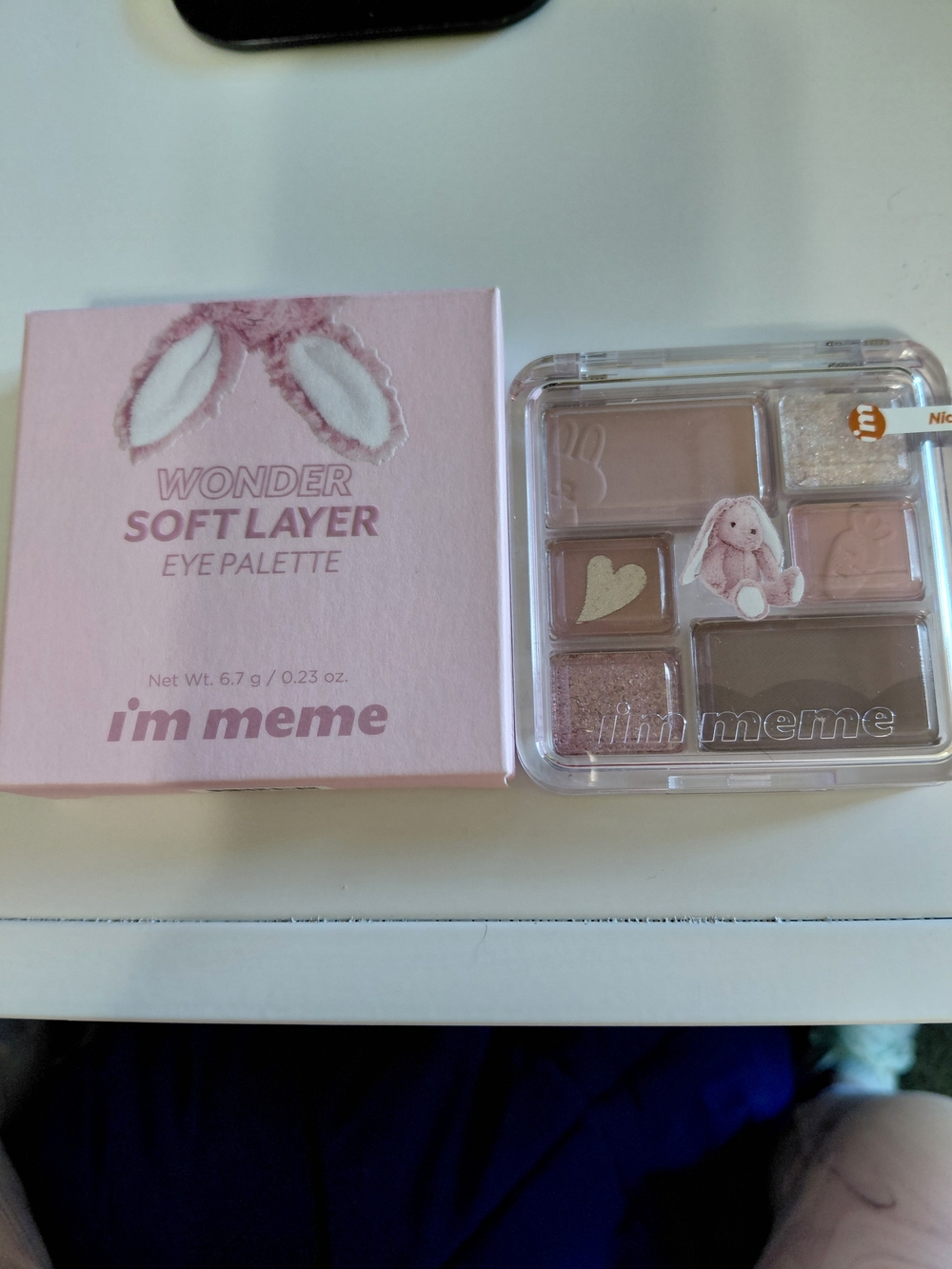 I'm Meme Wonder Soft Layer Eye Palette — Pink & Brown Neutrals